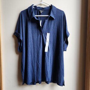 Banana Republic Navy Women's Jersey Top